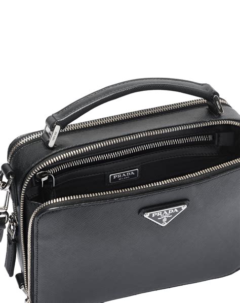 Prada Saffiano Leather Crossbody Bag 